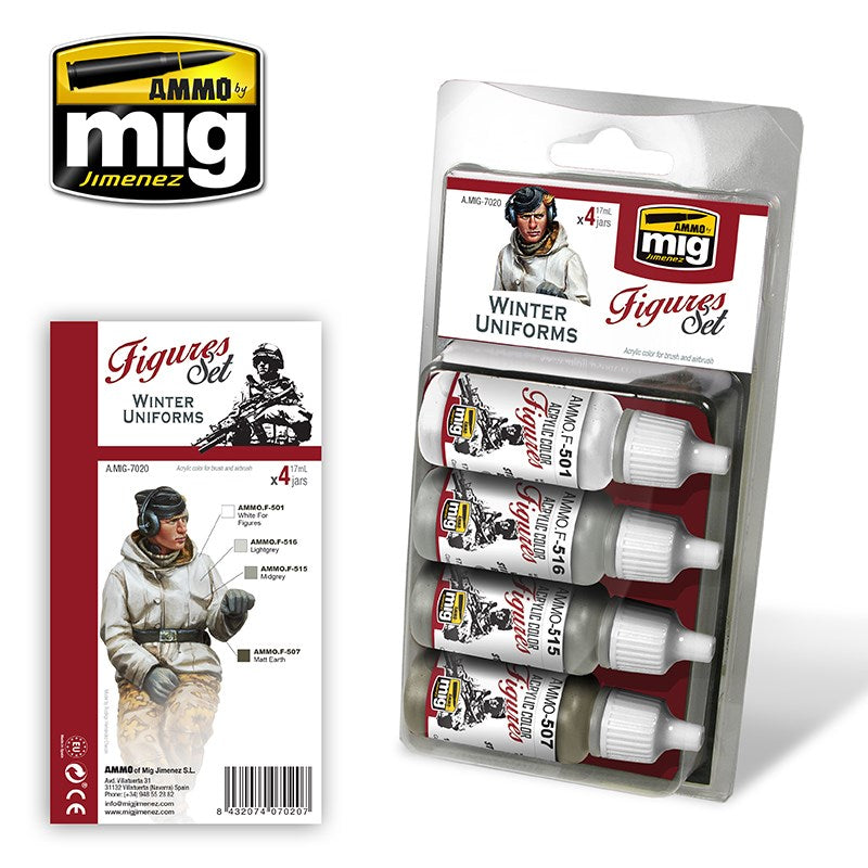 AMMO by Mig Jimenez A.MIG-7020 WINTER UNIFORMS (8170389537005)