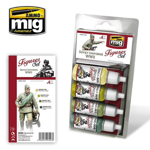 AMMO by Mig Jimenez A.MIG-7023 SOVIET UNIFORMS WWII - Hobby City NZ