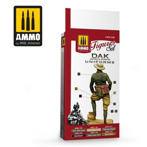 AMMO by Mig Jimenez DAK UNIFORMS (AFRIKA KORPS) - FIGURES SET