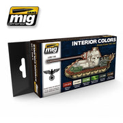 AMMO by Mig Jimenez A.MIG-7108 INTERIOR COLORS: GERMAN TANKS - Hobby City NZ
