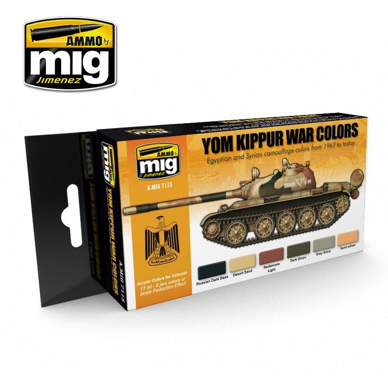 AMMO by Mig Jimenez A.MIG-7113 YOM KIPPUR WAR COLORS (1885193895985)