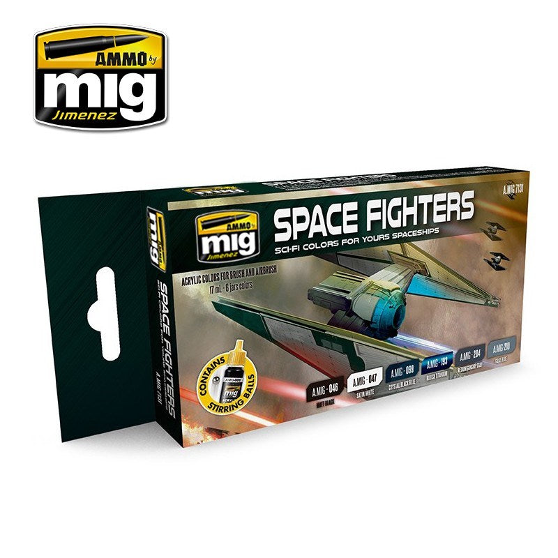 AMMO by Mig Jimenez A.MIG-7131 SPACE FIGHTERS SCI-FI COLORS (1885195862065)
