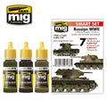 AMMO by Mig Jimenez A.MIG-7136 RUSSIAN WWII COLORS (1885196058673)