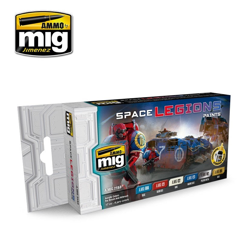 AMMO by Mig Jimenez A.MIG-7153 SPACE LEGIONS COLOR SET (1885197205553)
