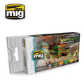AMMO by Mig Jimenez A.MIG-7154 FUTURISTIC WARZONE SCENARIOS COLOR SET (7882806657261)