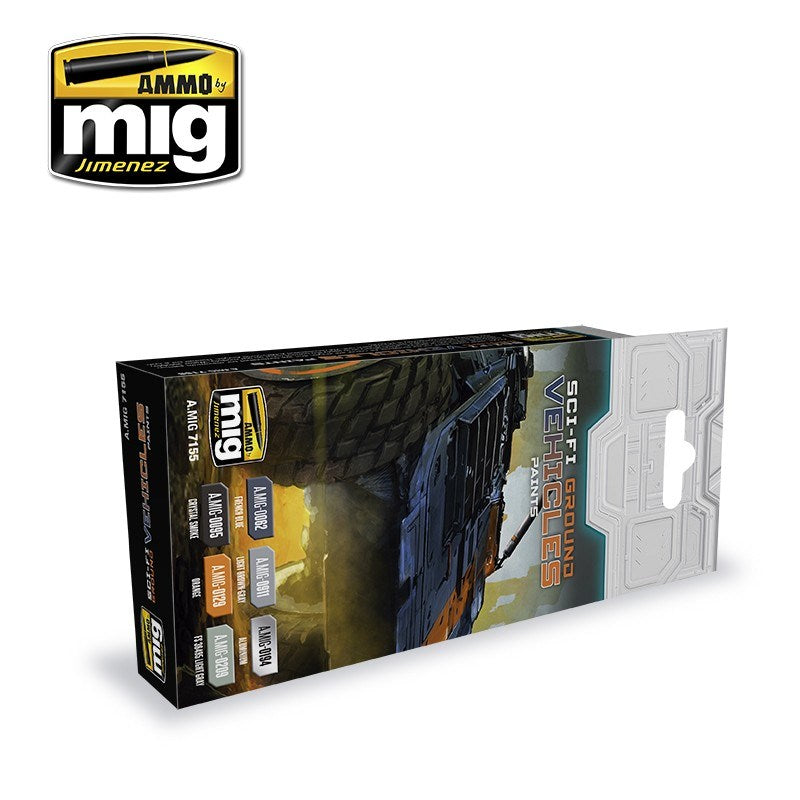 AMMO by Mig Jimenez A.MIG-7155 SCI-FI GROUND VEHICLES COLOR SET (8470977577197)