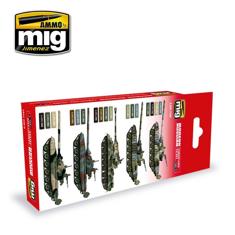 AMMO by Mig Jimenez A.MIG-7161 MODERN RUSSIAN CAMO COLORS VOL.2