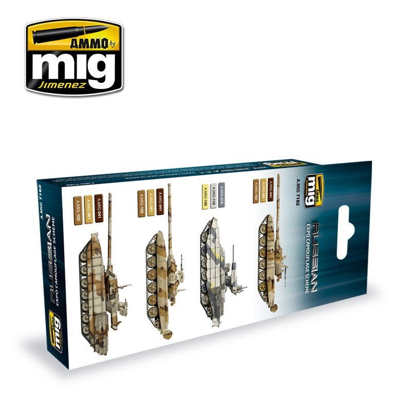 AMMO by Mig Jimenez A.MIG-7162 RUSSIAN EXPO CAMOUFLAGE SCHEME (1885198319665)