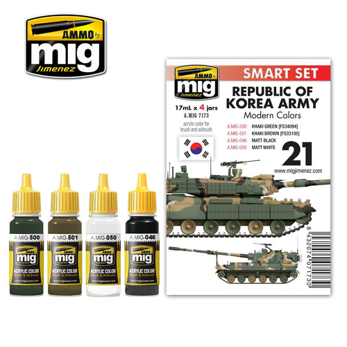 AMMO by Mig Jimenez zAMMO by Mig Jimenez REPUBLIC OF KOREA ARMY MODERN
