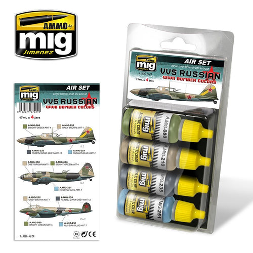 AMMO by Mig Jimenez zAMMO by Mig Jimenez VVS RUSSIAN WWII BOMBER COLORS