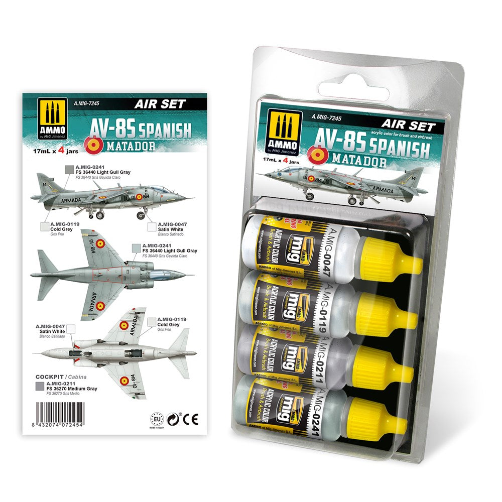 AMMO by Mig Jimenez 7245 AV-8S SPANISH MATADOR SET (6657325334577)