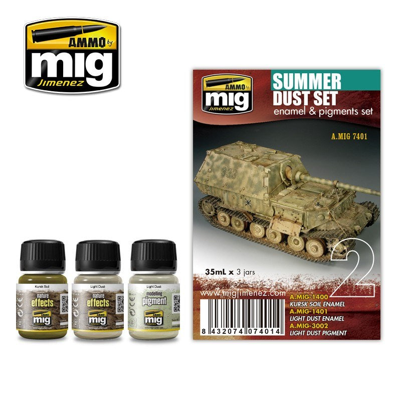 AMMO by Mig Jimenez A.MIG-7401 SUMMER DUST SET (6661676924977)