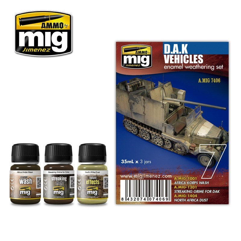 AMMO by Mig Jimenez A.MIG-7406 DAK SET (1885201924145)