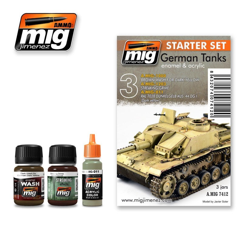 AMMO by Mig Jimenez A.MIG-7412 GERMAN TANKS SET (1885202546737)