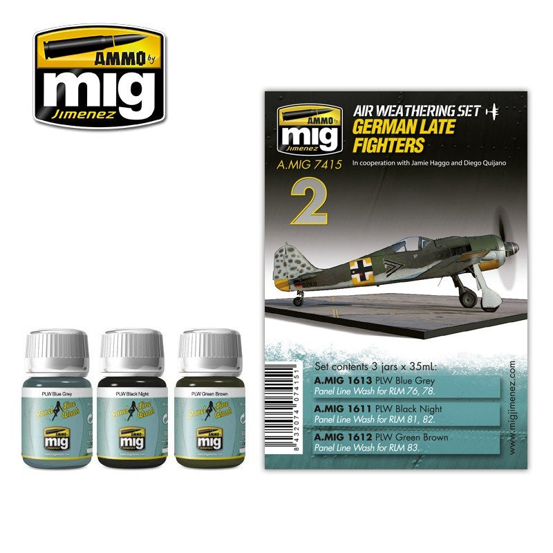 AMMO by Mig Jimenez A.MIG-7415 GERMAN LATE FIGHTERS (8170391470317)