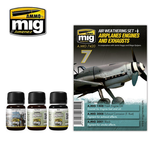 AMMO by Mig Jimenez ENGINES AND EXHAUSTS