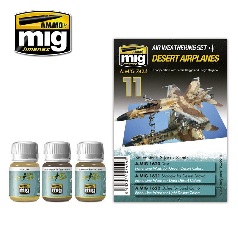 AMMO by Mig Jimenez A.MIG-7424 DESERT AIRPLANES - Hobby City NZ