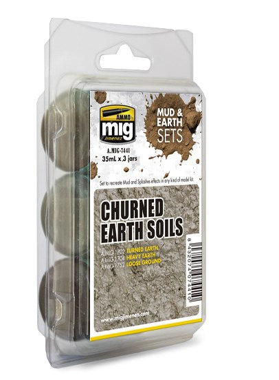 AMMO by Mig Jimenez A.MIG-7441 CHURNED EARTH SOILS (8170391797997)