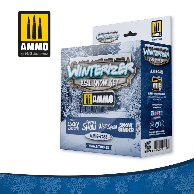 AMMO by Mig Jimenez A.MIG-7458 WINTERIZER SET (8170396877037)