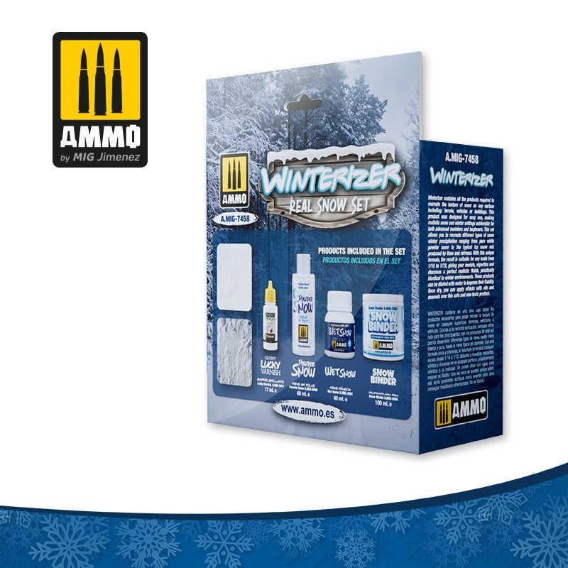 AMMO by Mig Jimenez A.MIG-7458 WINTERIZER SET (8170396877037)