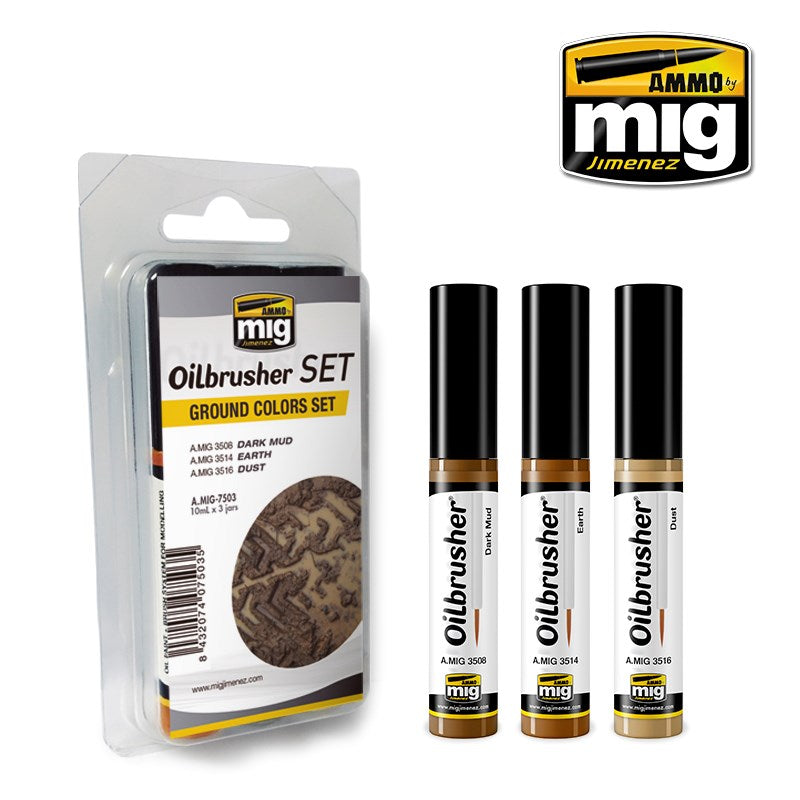 AMMO by Mig Jimenez A.MIG-7503 GROUND COLORS SET (8170392158445)