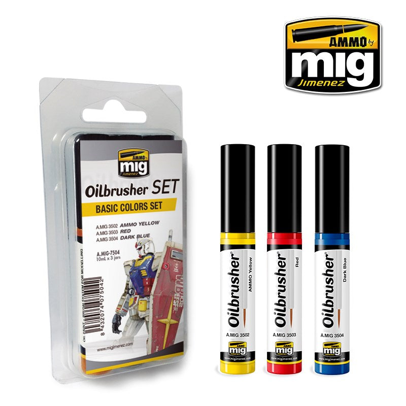 AMMO by Mig Jimenez A.MIG-7504 BASIC COLORS SET (1885207527473)