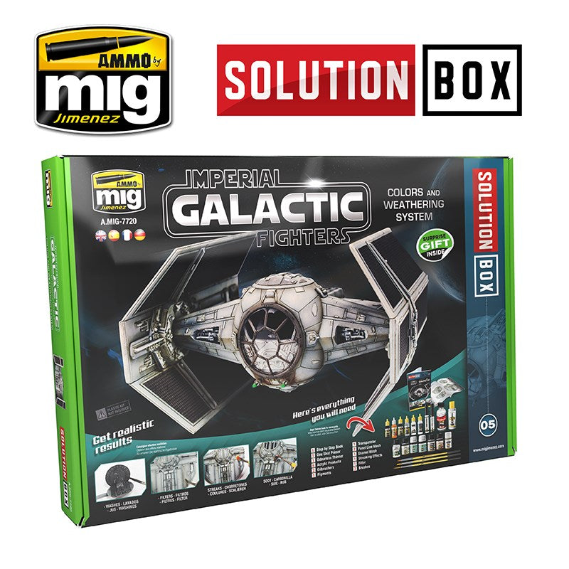 AMMO by Mig Jimenez Solution Box: How To Paint Imperial Galactic Fighters