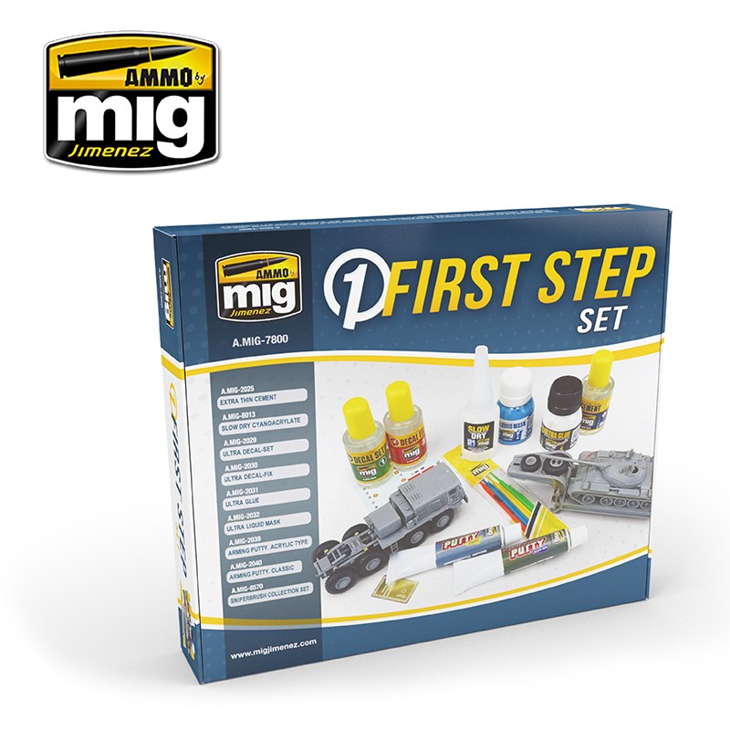 AMMO by Mig Jimenez A.MIG-7800  FIRST STEPS SET
