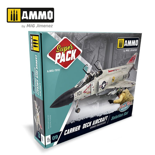 AMMO by Mig Jimenez DECK AIRCRAFT SOLUTION SET - SUPER PACK
