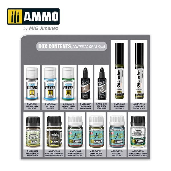 AMMO by Mig Jimenez A.MIG-7812 WWII LUFTWAFFE AIRCRAFT - SUPER PACK (7882227384557)