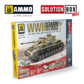 AMMO by Mig Jimenez A.MIG-7902 SOLUTION BOX MINI #19 WWII German D.A.K. Vehicles (8170400678125)