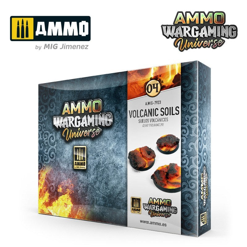 AMMO by Mig Jimenez A.MIG-7923 AMMO WARGAMING UNIVERSE #04 Volcanic Soils (8170400809197)