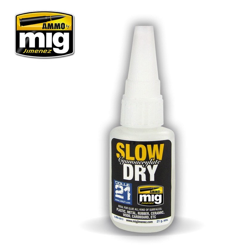 AMMO by Mig Jimenez A.MIG-8013 SLOW DRY CYANOACRYLATE (8170392486125)