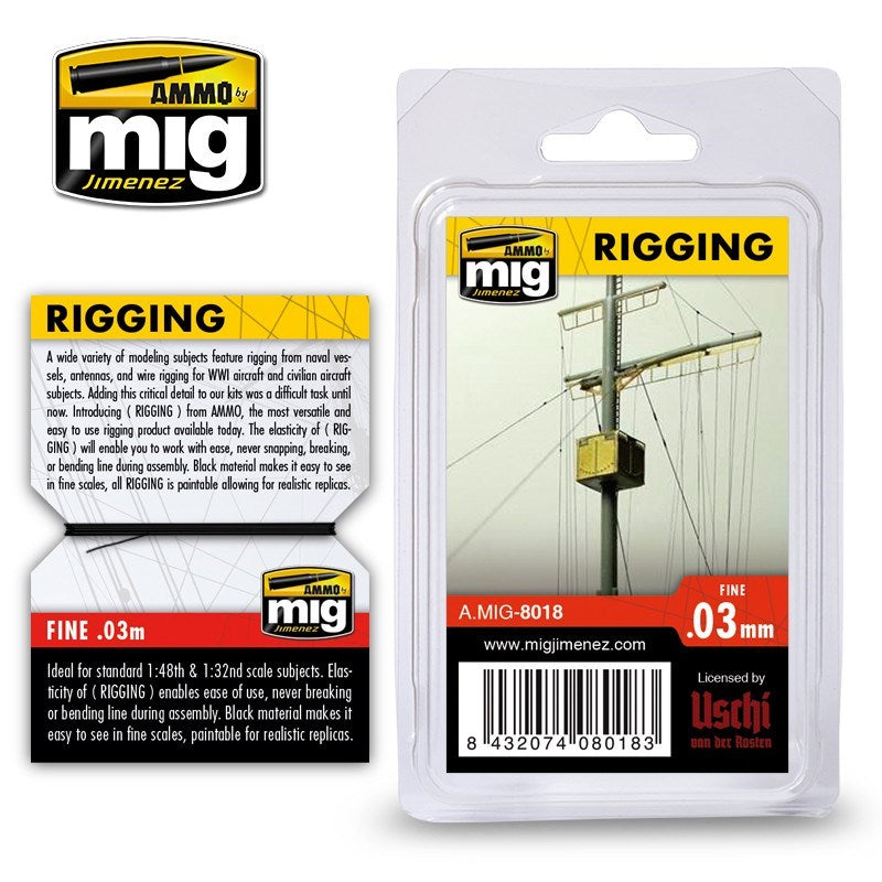 AMMO by Mig Jimenez A.MIG-8018 RIGGING - FINE 003 MM (9158272286957)