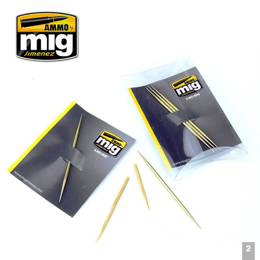 AMMO by Mig Jimenez A.MIG-8026 BRASS TOOTHPICKS - Hobby City NZ