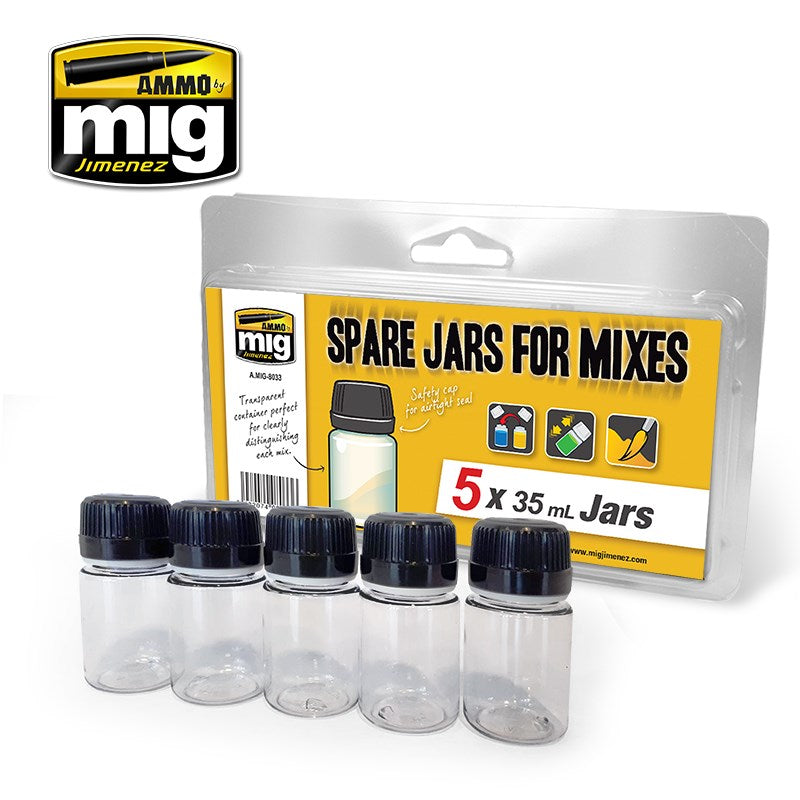 AMMO by Mig Jimenez BIG JARS FOR MIXES (5 x 35 ml jars)