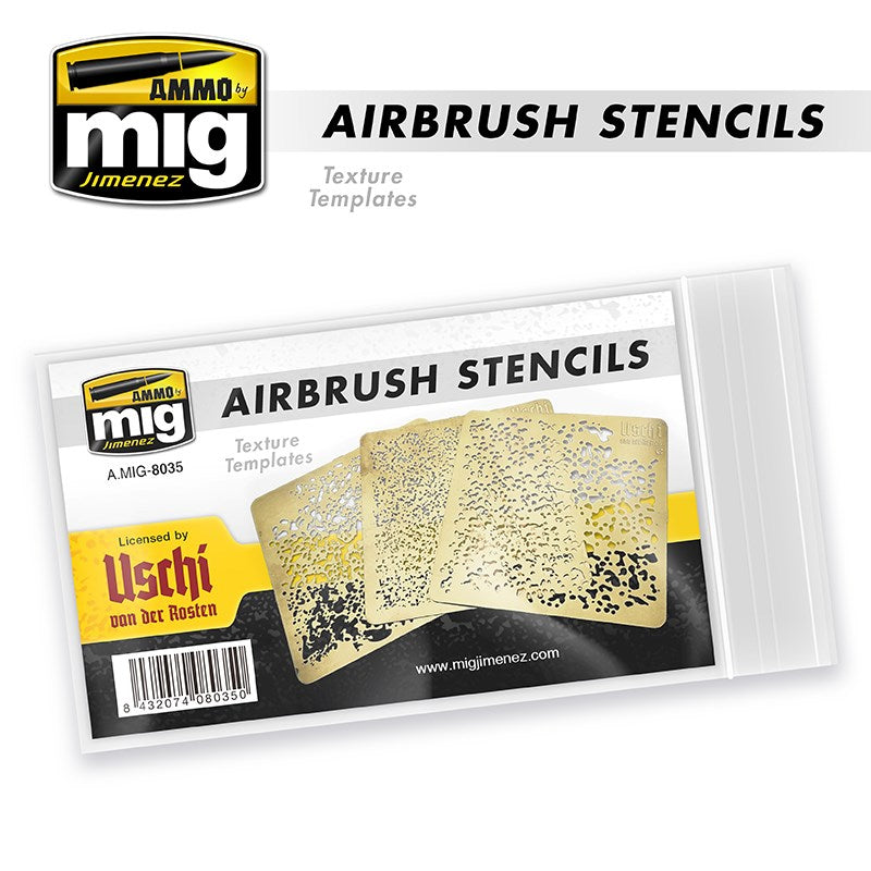 AMMO by Mig Jimenez A.MIG-8035  AIRBRUSH STENCILS (8945304109293)