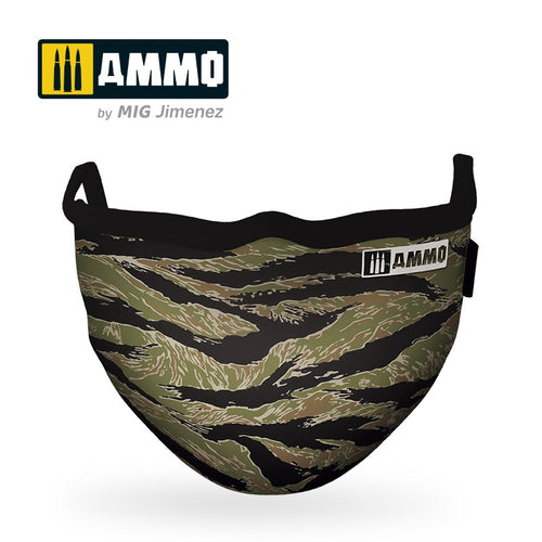AMMO by Mig Jimenez zAMMO by Mig Jimenez Tiger Camo Ammo Face Mask