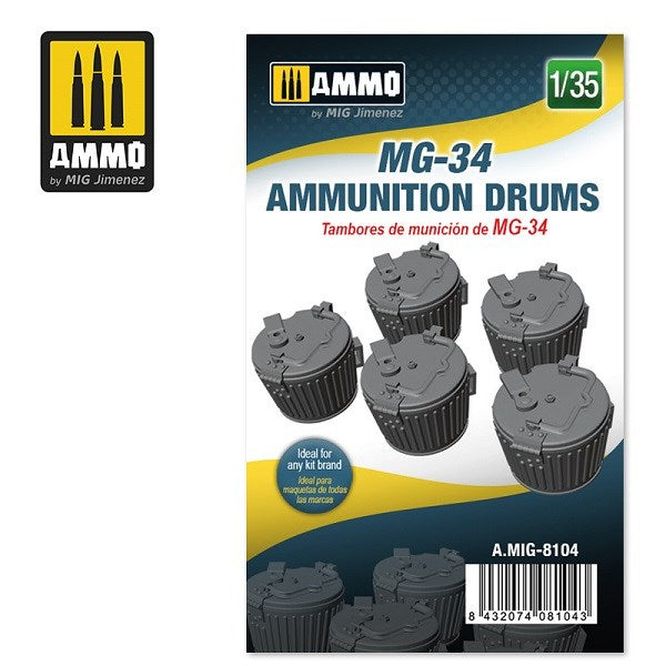 AMMO by Mig Jimenez MG-34 Ammunition Drums