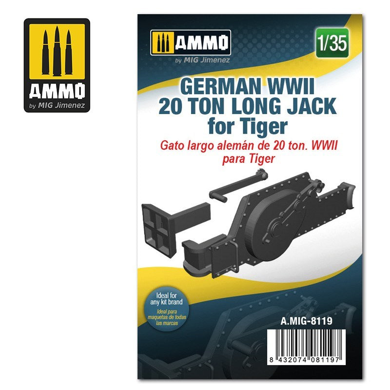 AMMO by Mig Jimenez German WWII 20 ton Long Jack for Tiger