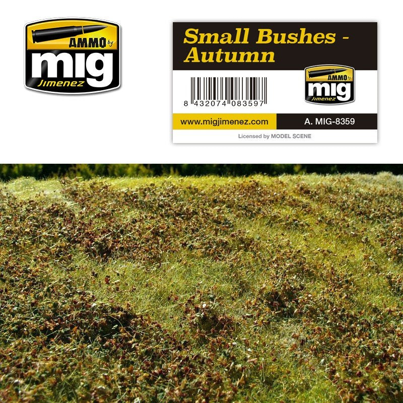 AMMO by Mig Jimenez A.MIG-8359 SMALL BUSHES - AUTUMN (1885212213297)