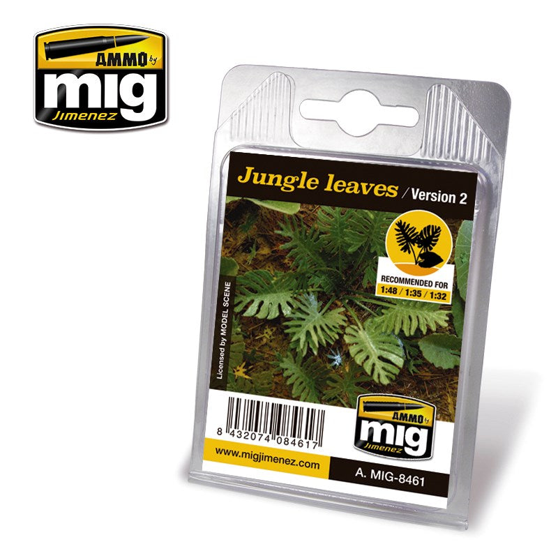 AMMO by Mig Jimenez A.MIG-8461 JUNGLE LEAVES (VERSION 2) (8170392781037)