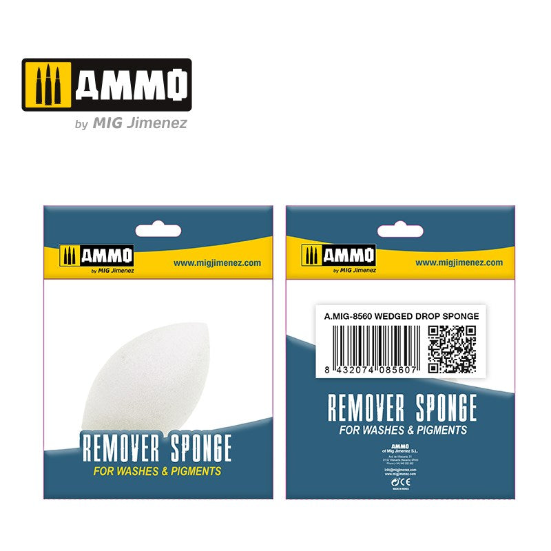 AMMO by Mig Jimenez A.MIG-8560 Wedged Drop Sponge 1 pc. (8170402283757)
