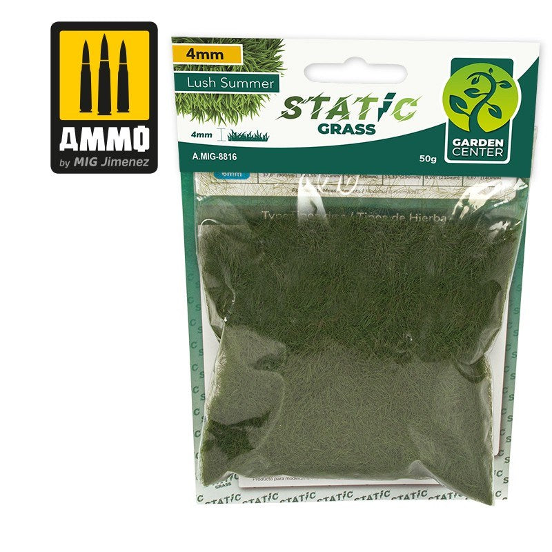 AMMO by Mig Jimenez A.MIG-8816 Lush Summer 4mm Static Grass (8170403823853)