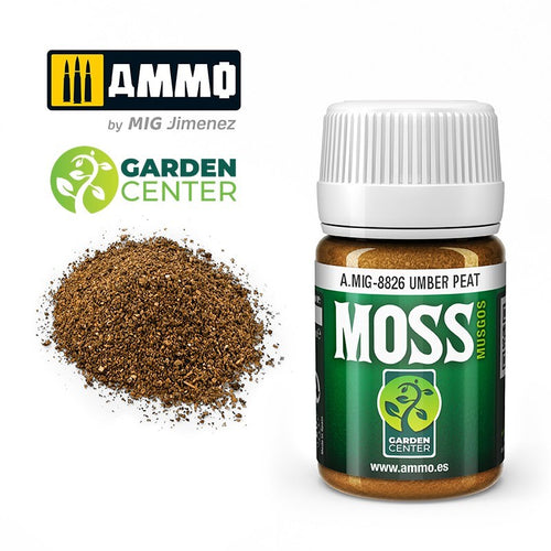 AMMO by Mig Jimenez A.MIG-8826 Umber Peat MOSS (8170404380909)
