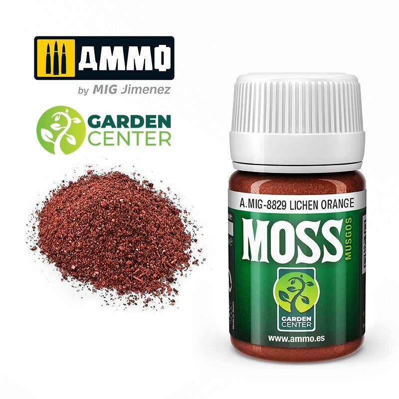 AMMO by Mig Jimenez A.MIG-8829 Lichen Orange MOSS (8170404577517)