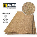 AMMO by Mig Jimenez A.MIG-8842 CREATE CORK Medium Grain Mix (2mm 3mm and 4mm) 1 pc each size (8471019323629)
