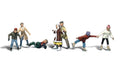 Woodland Scenics A2184 N Scenic Accents: Ice Skaters (7546240139501)
