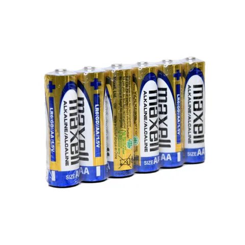 Maxell Alkaline AA Size - 6 Batteries