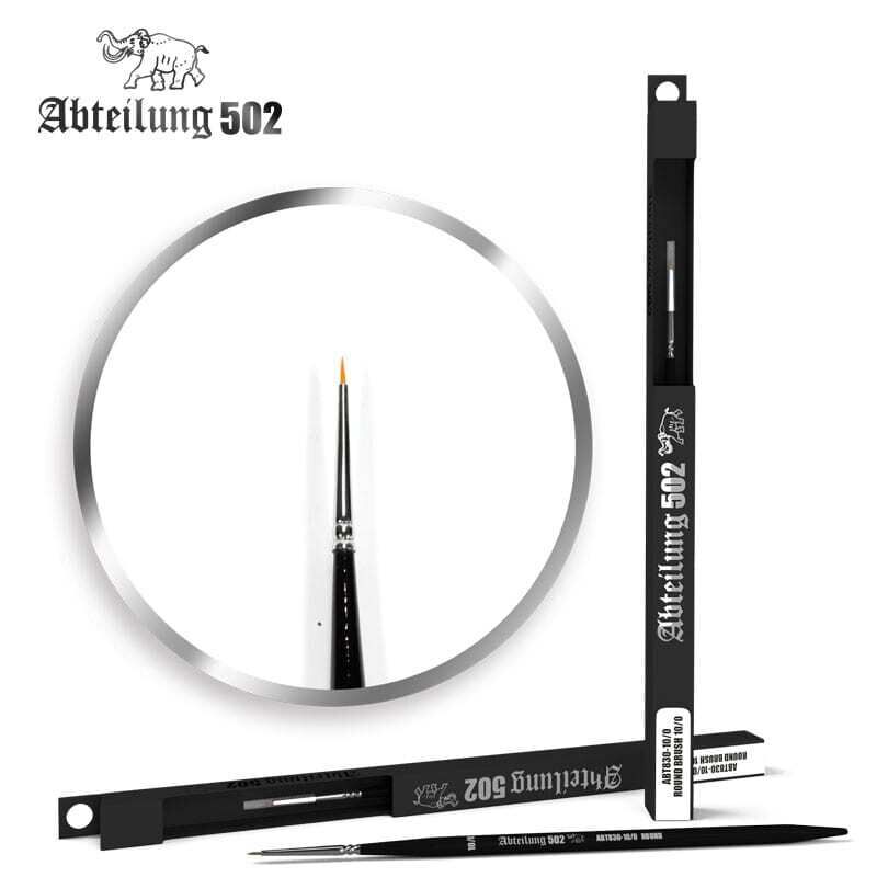 AK Interactive ABT830-100 Round Brush 10/0 Deluxe Synthetic Paint Brush